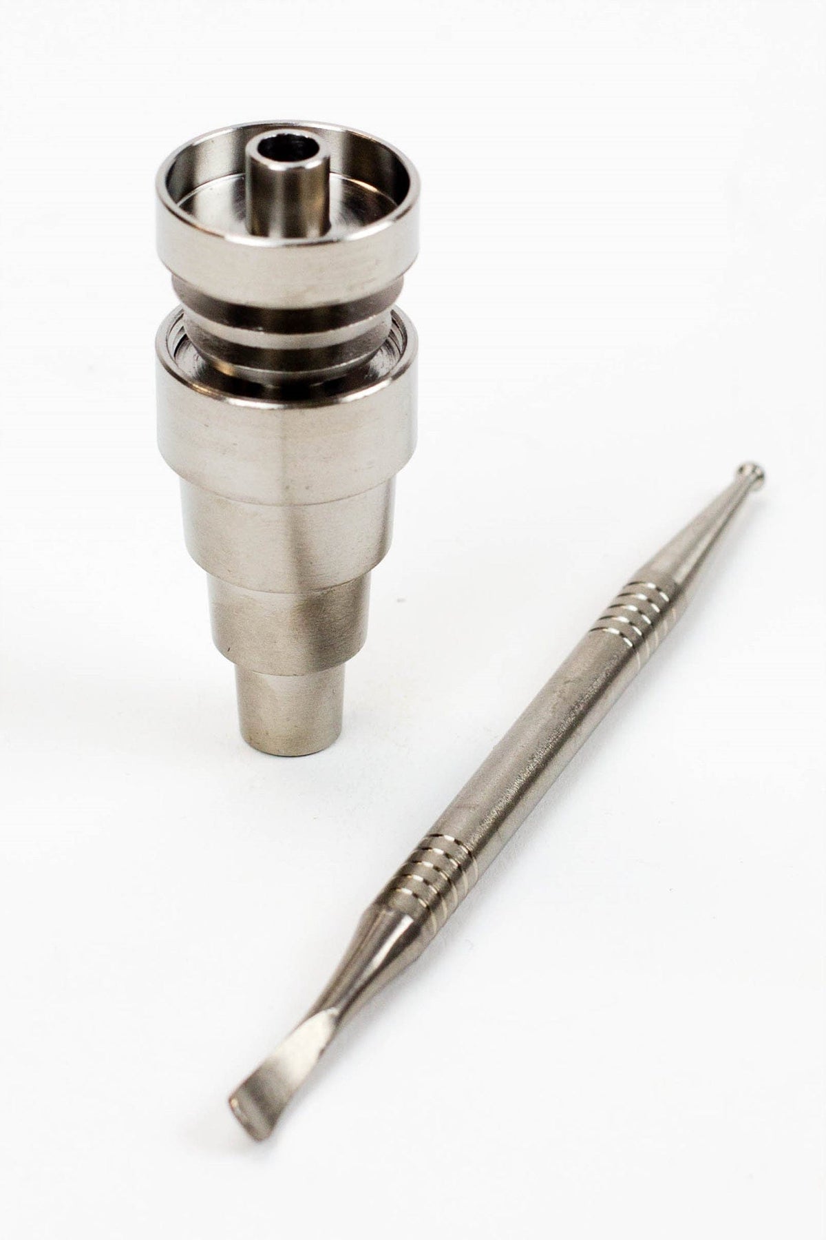 ONE Cap · Dabber · Insert · Clip · Nail Titanium 6-in-1 Domeless Nail and Dabber set Titanium 6-in-1 Domeless Nail and Dabber set