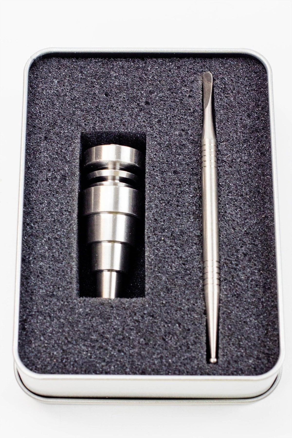 ONE Cap · Dabber · Insert · Clip · Nail Titanium 6-in-1 Domeless Nail and Dabber set Titanium 6-in-1 Domeless Nail and Dabber set