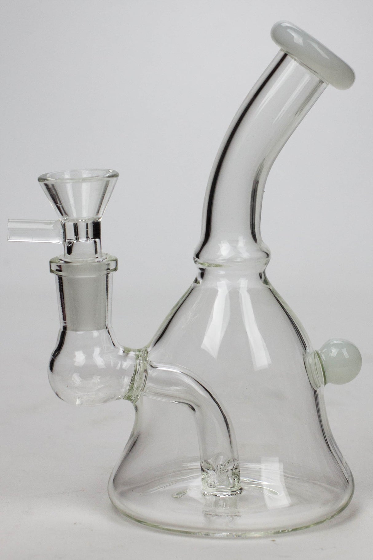 6" 2-in-1 fixed 3 hole diffuser bell bubbler