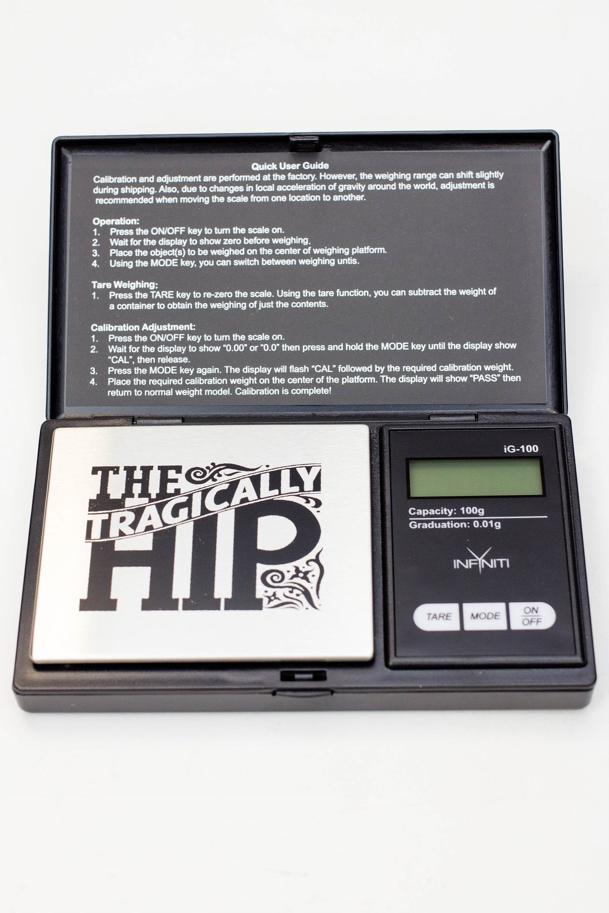 INFYNITI The Tragically HIP G-Force TRG-100 scale