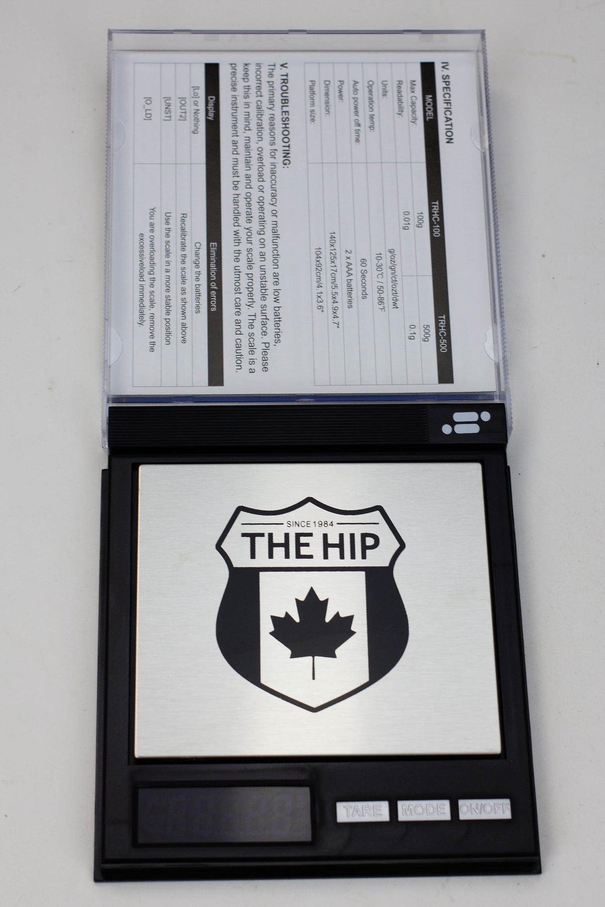 INFYNITI The Tragically HIP TRHCO 100 scale