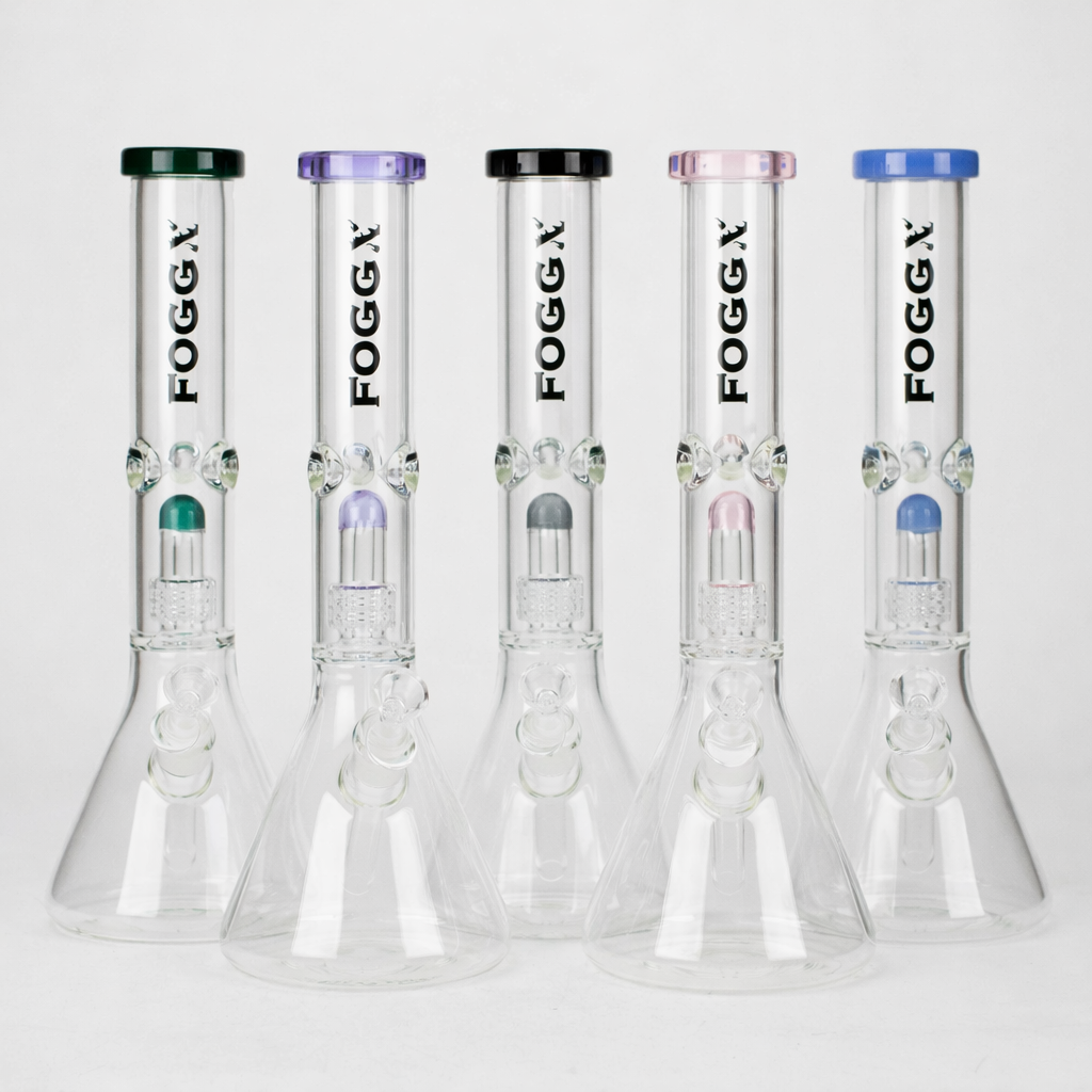 FOGGX 14-Inch Glass Water Pipe with Percolator