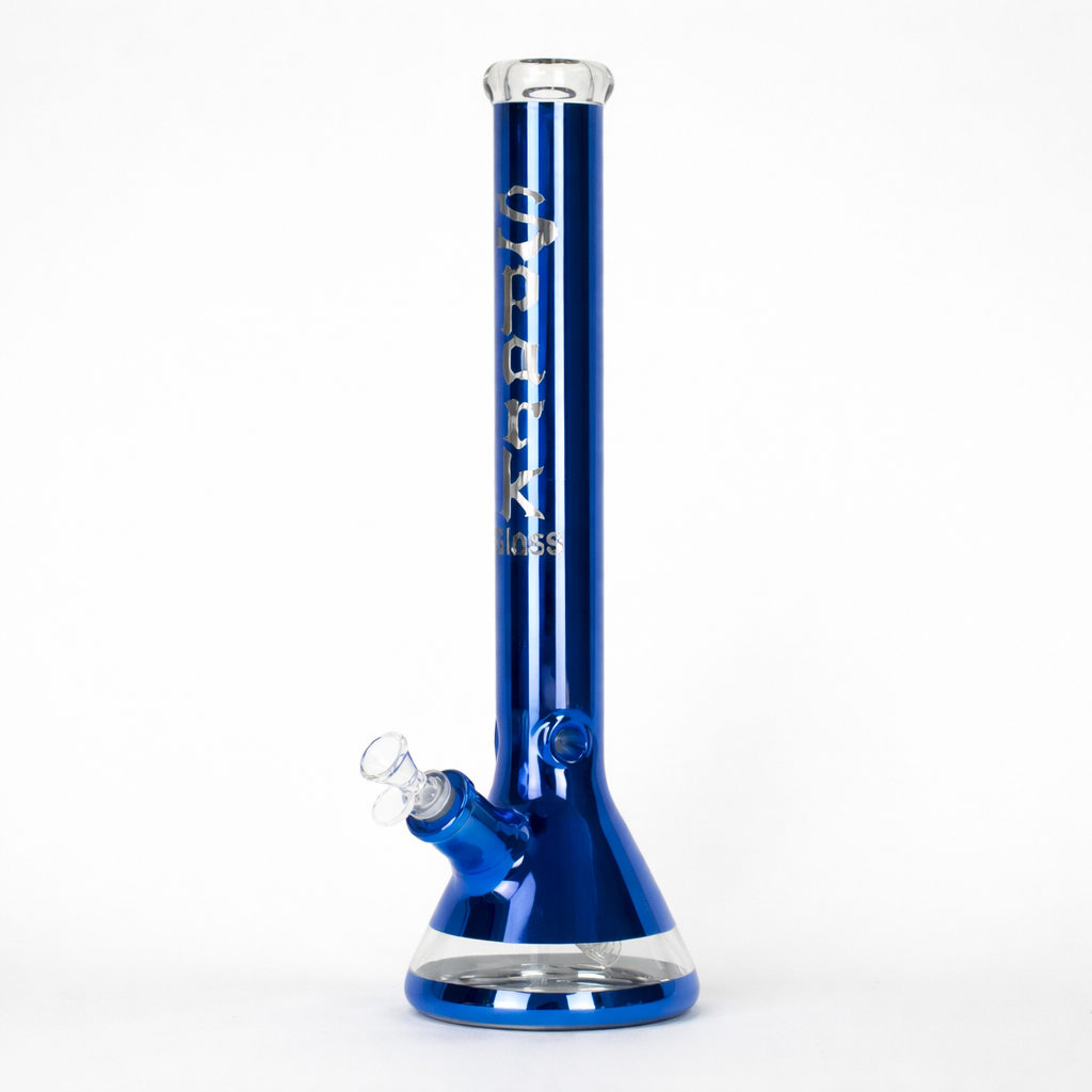 SPARK 18" Thick Glass Beaker Bong with Ice Catcher