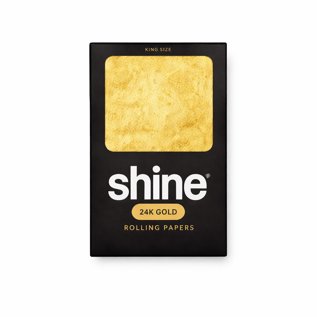 Shine Papers King Size Shine | King Size 24K Gold Sheet - 12 Packs Shine | King Size 24K Gold Sheet - 12 Packs