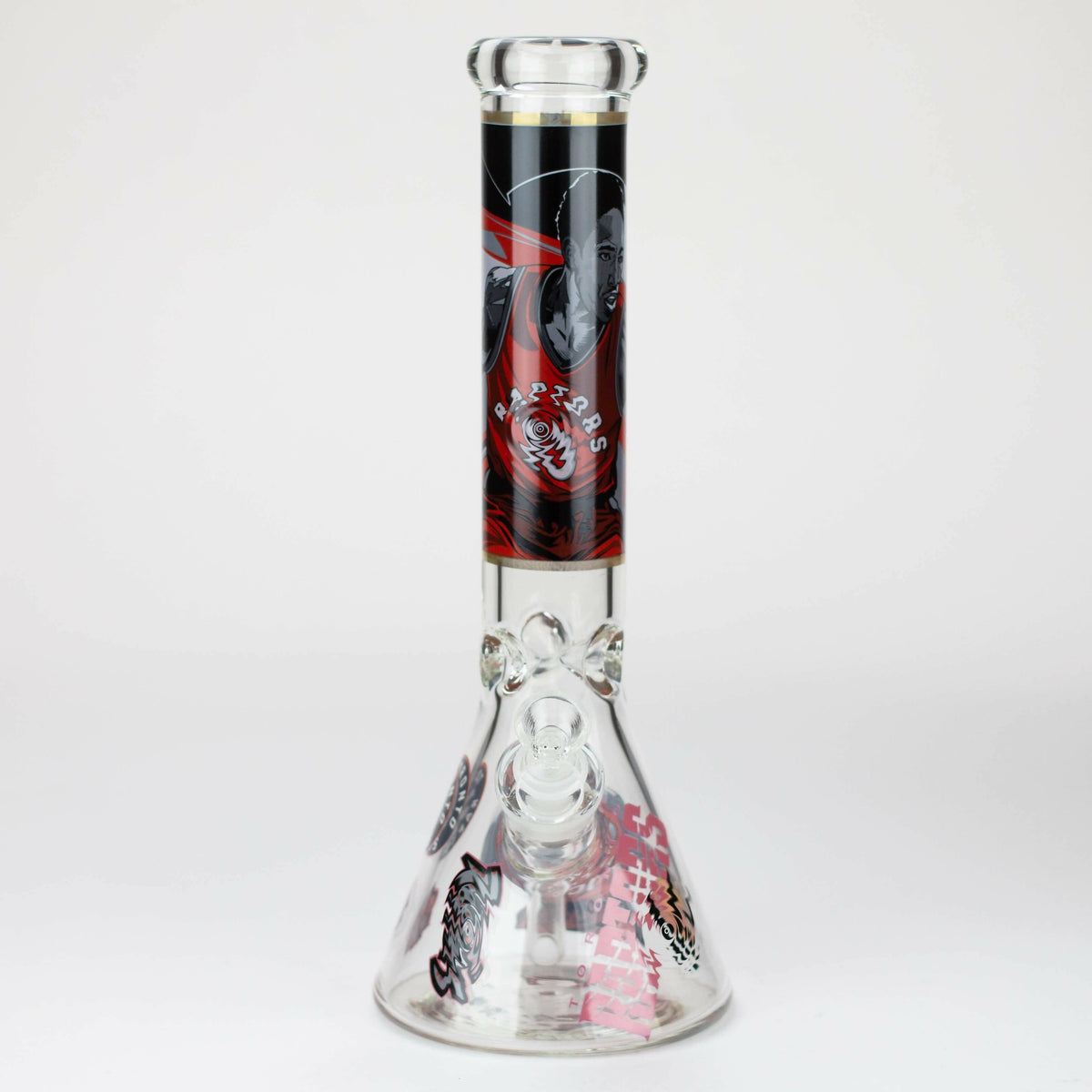 JJ Distribution Glass Bong 14" TO Champions 7mm glass water bong 14" TO Champions 7mm glass water bong