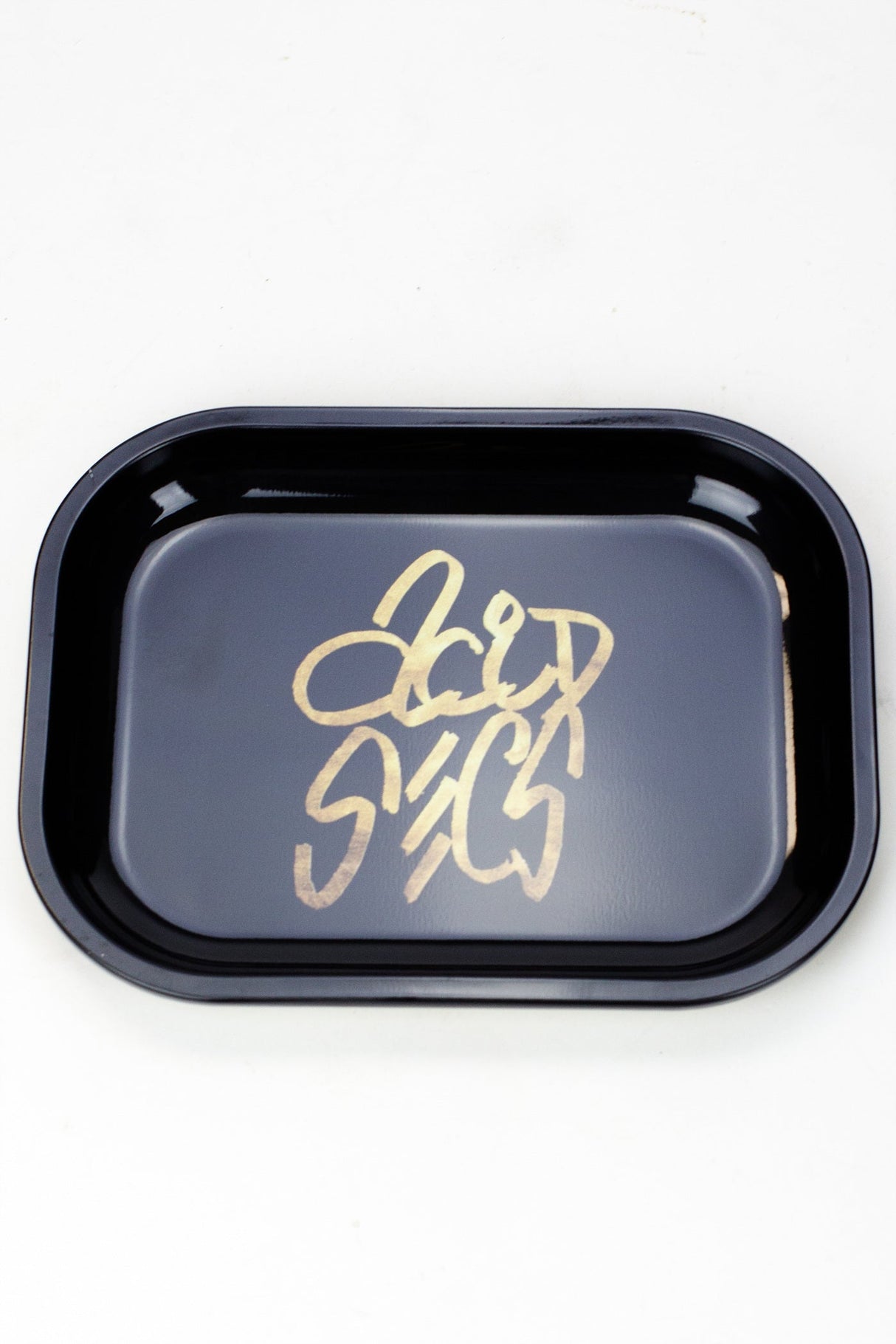 Acid Secs Productions Inc. Rolling Tray Acid Secs Small Metal Rolling Tray Acid Secs Small Metal Rolling Tray - 7 x 5.5