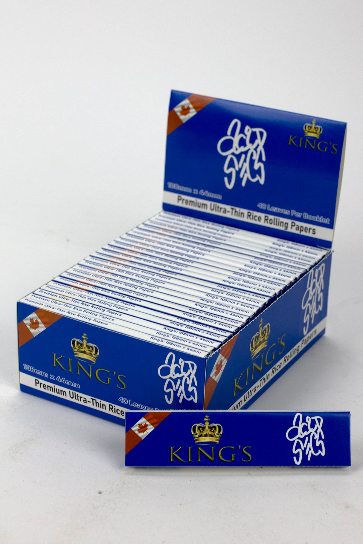 Acid Secs - Ultra thin rice King's Rolling Papers - 50 packs