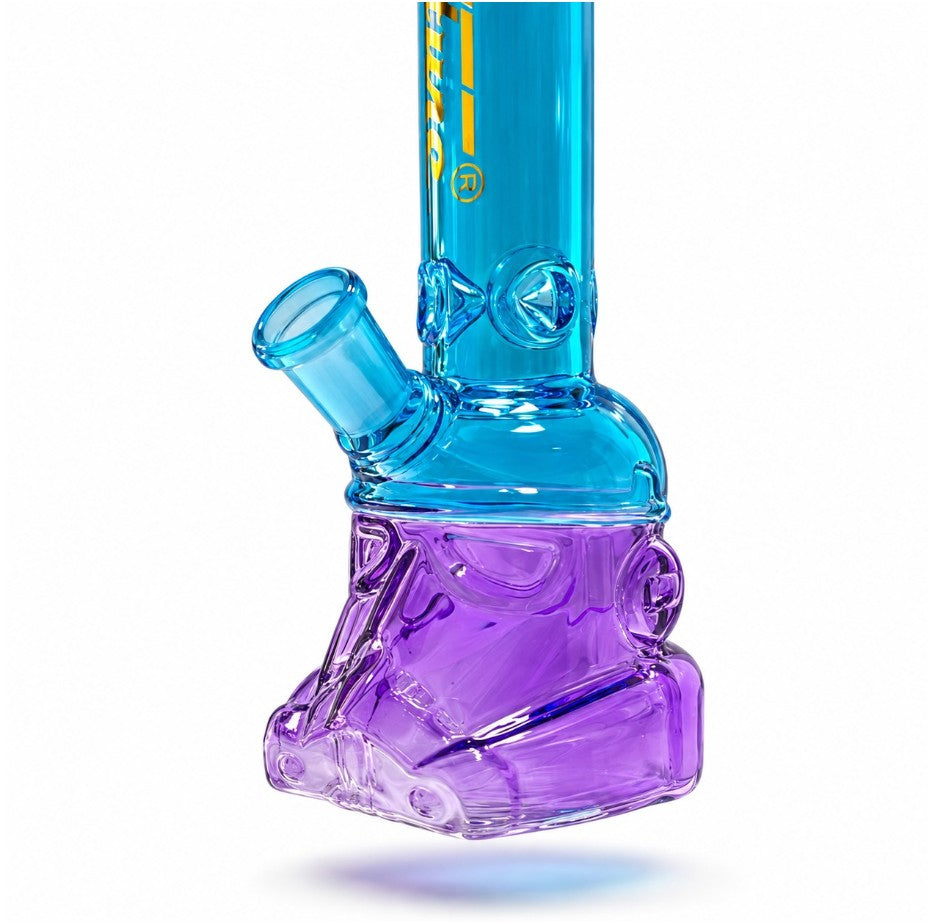 Fortune 10" Novelty Helmet Glass Bong – 5mm
