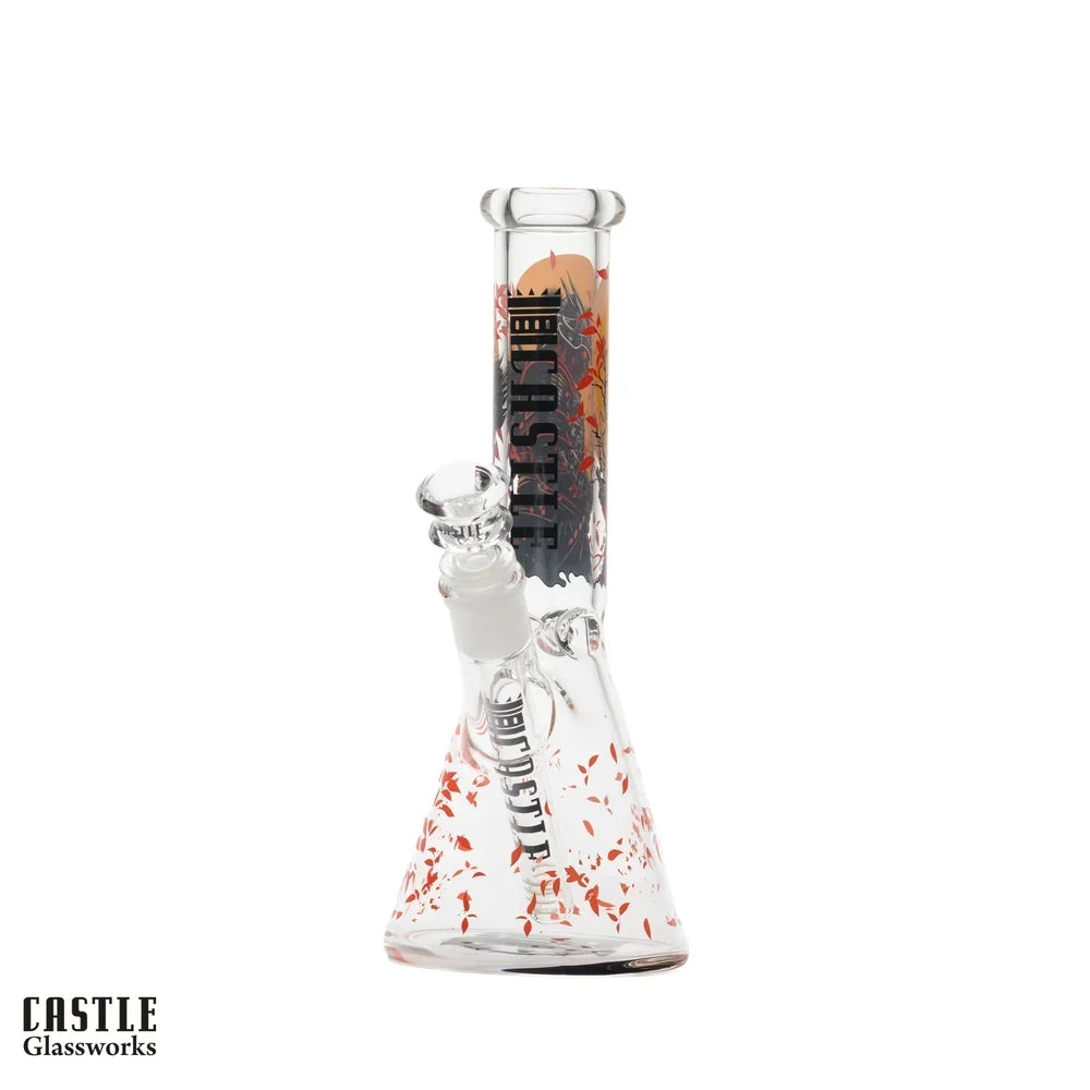 Bushi 10" 5 mm Beaker Bong with Ice Pinch