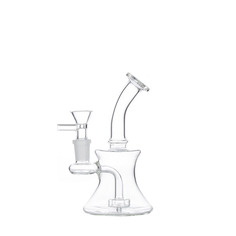 6" Borosilicate Glass Water Bong with 14 mm Joint
