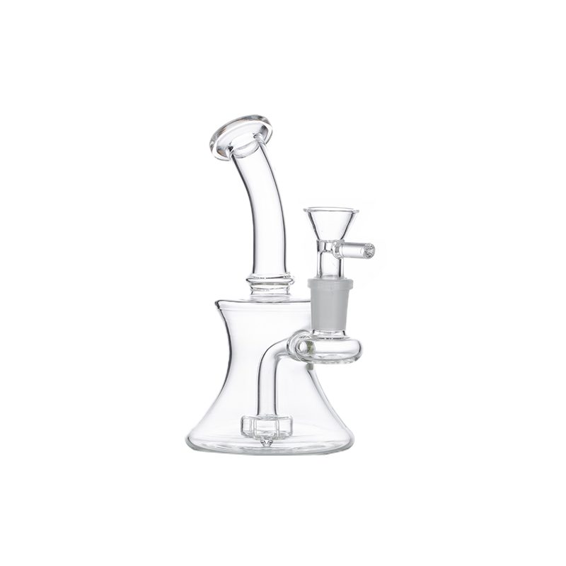 6" Borosilicate Glass Water Bong with 14 mm Joint