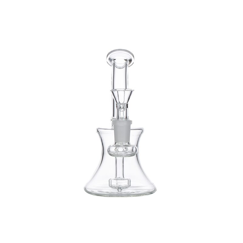 6" Borosilicate Glass Water Bong with 14 mm Joint