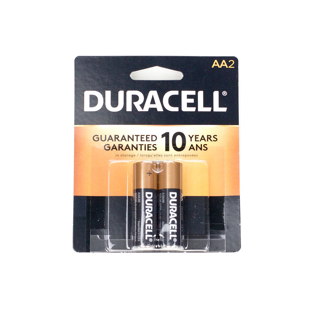Duracell CopperTop AA2 Alkaline Batteries