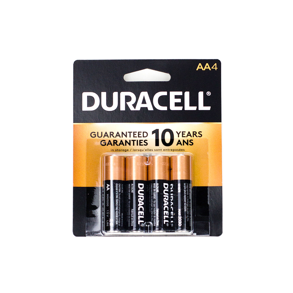 Duracell CopperTop AA4 Alkaline Batteries