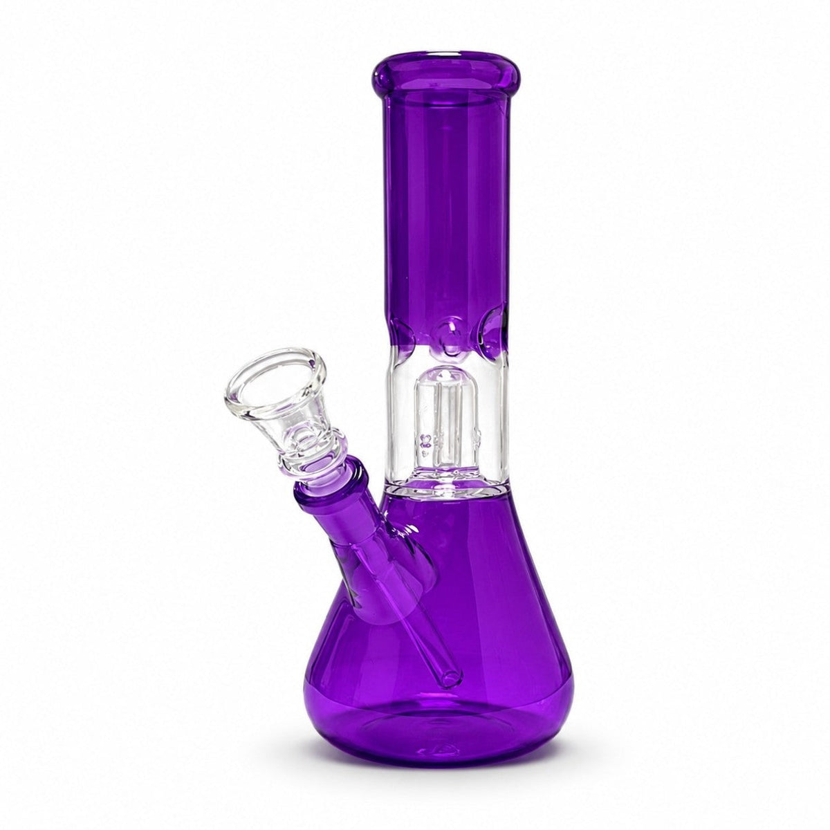 8" Color Rush Percolator Glass Bong