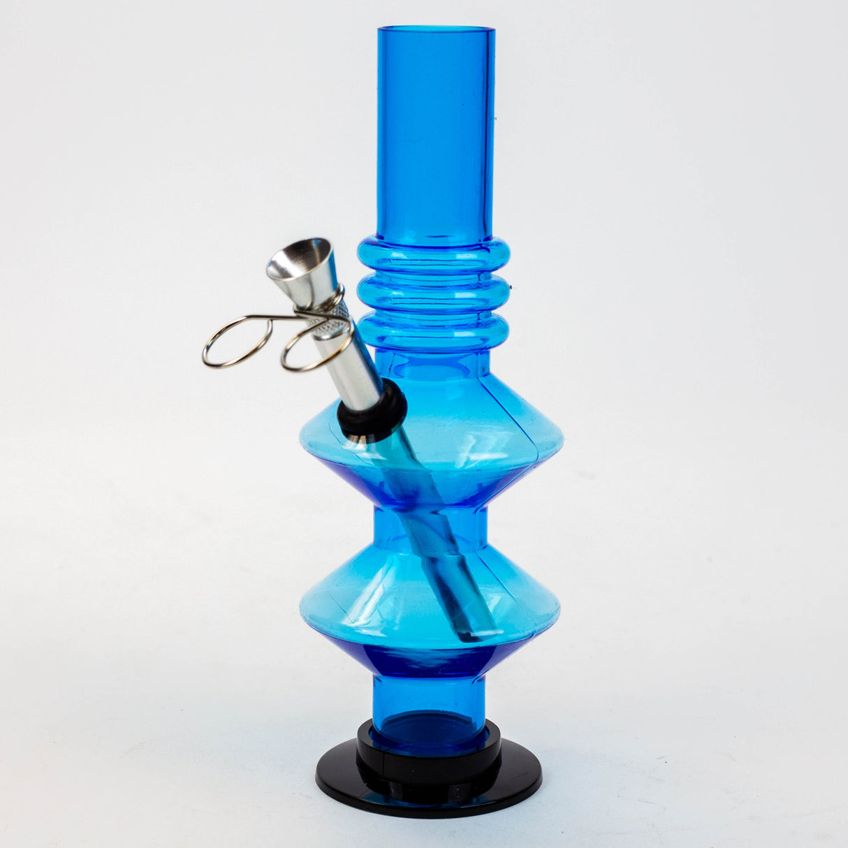 8" Blue Detachable Base Acrylic Water Pipe