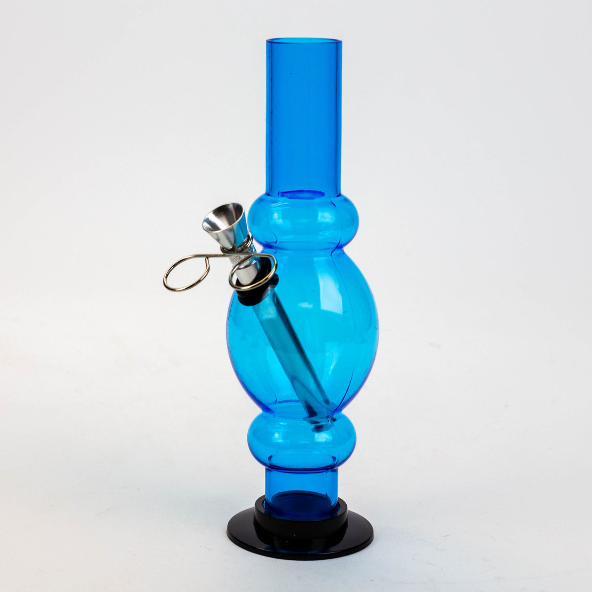 8" Blue Detachable Base Acrylic Water Pipe