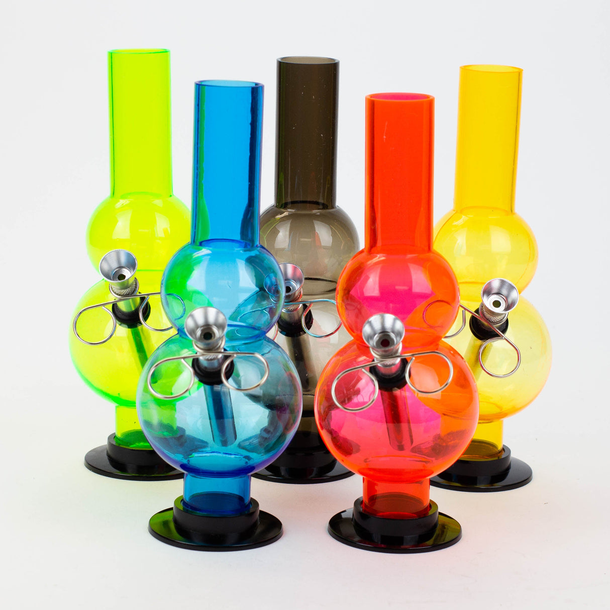 8" Blue Detachable Base Acrylic Water Pipe