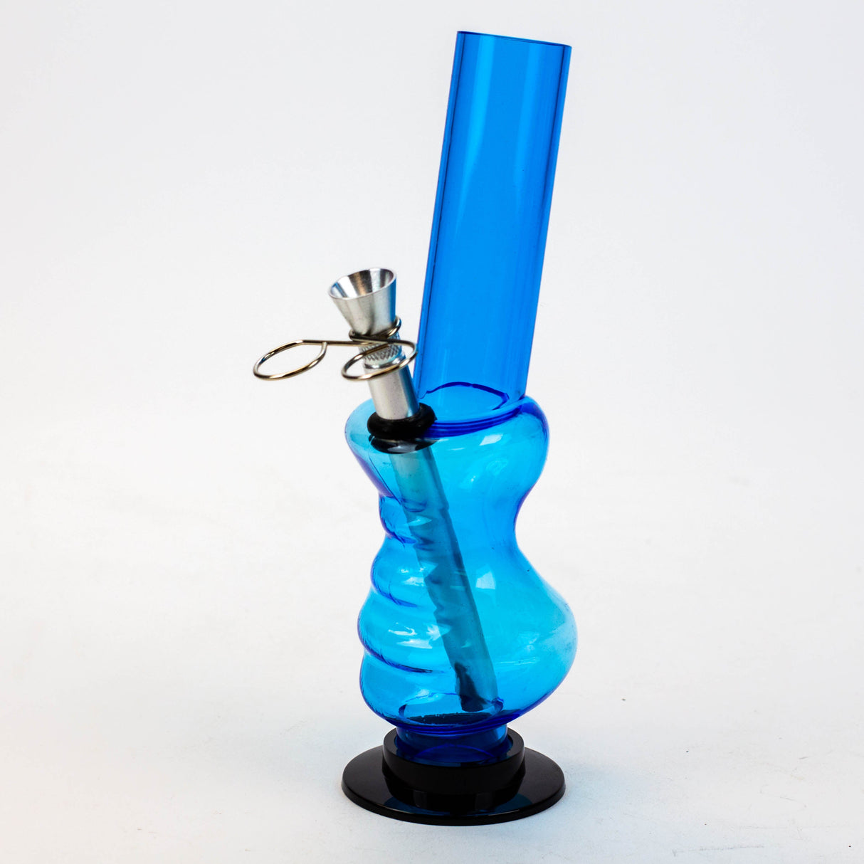 8" Blue Detachable Base Acrylic Water Pipe