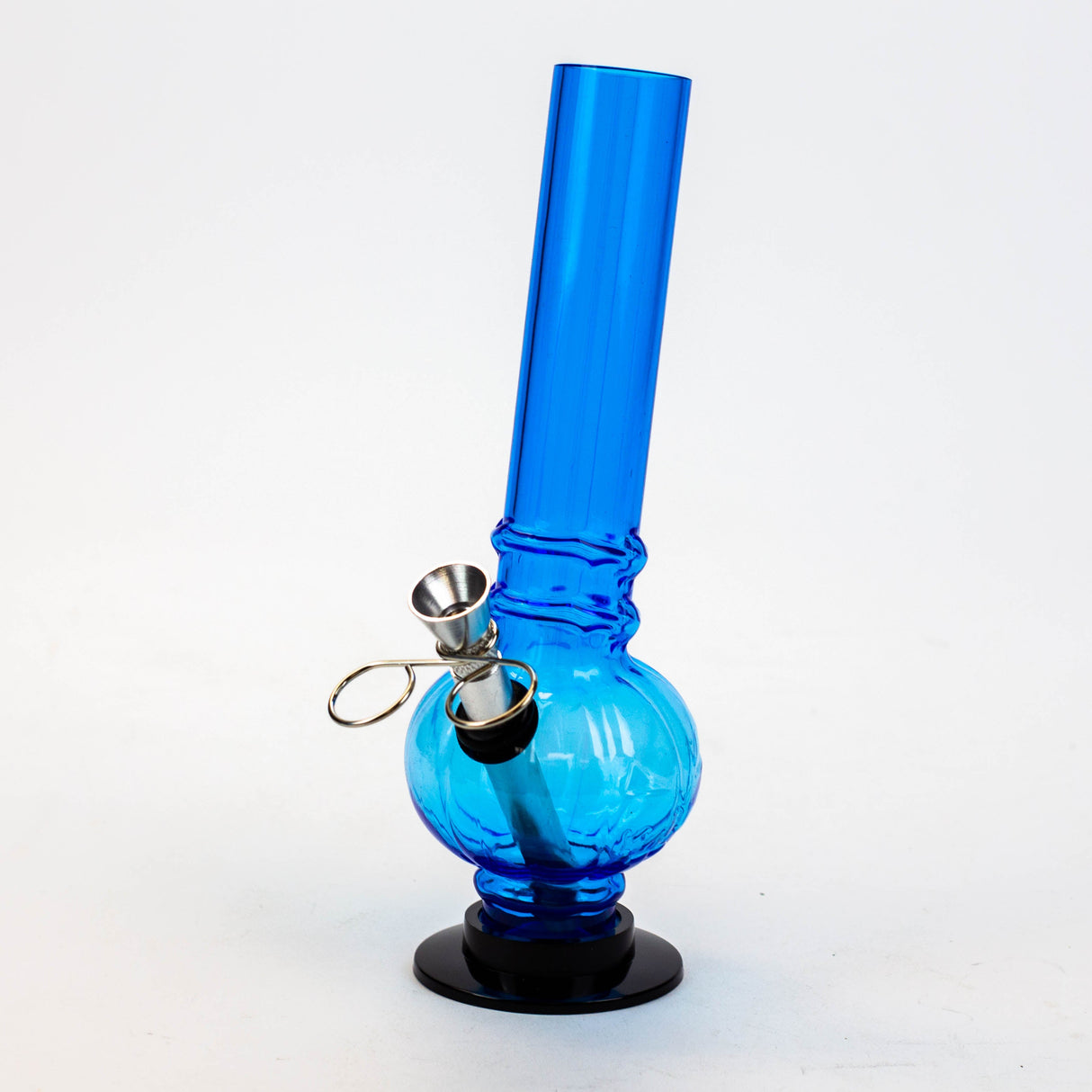 8" Blue Detachable Base Acrylic Water Pipe