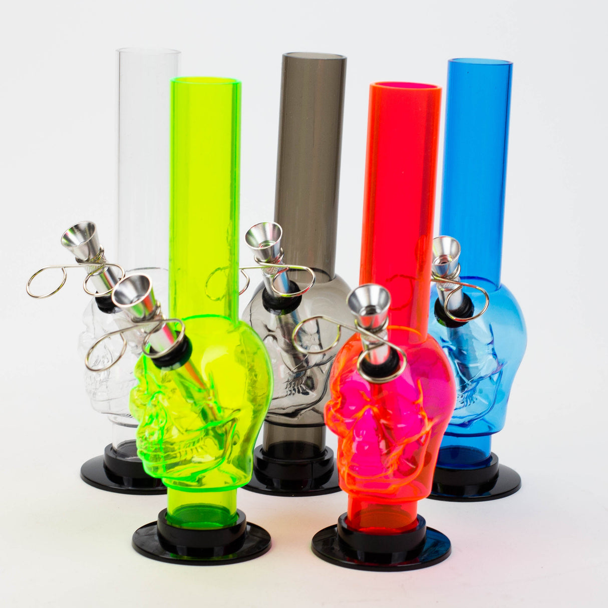 8" Blue Detachable Base Acrylic Water Pipe