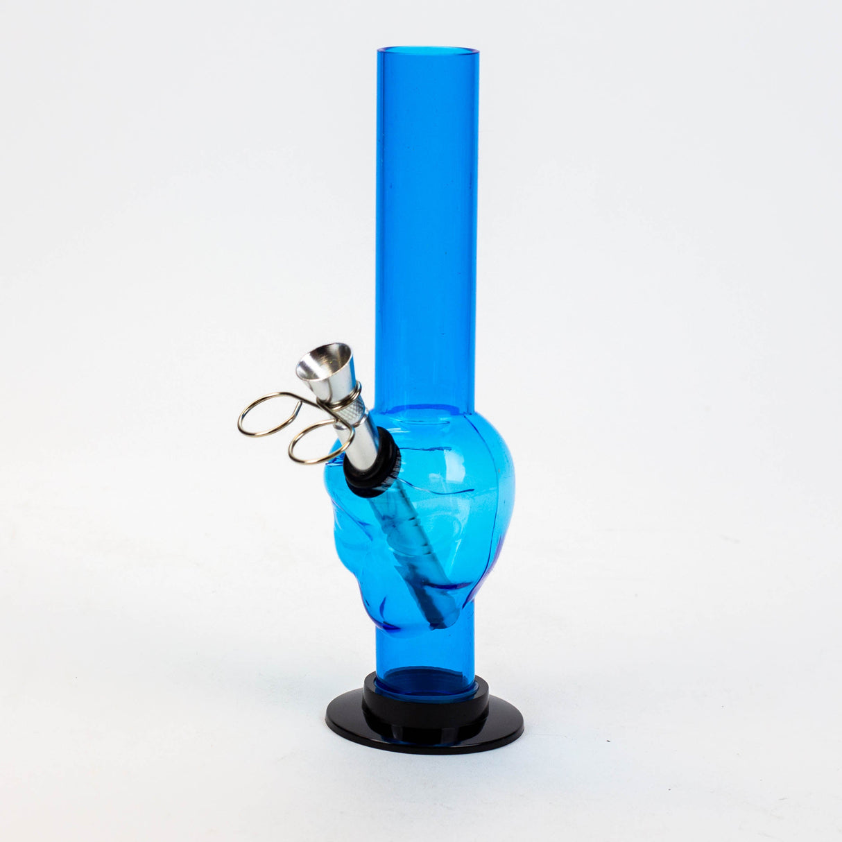 8" Blue Detachable Base Acrylic Water Pipe