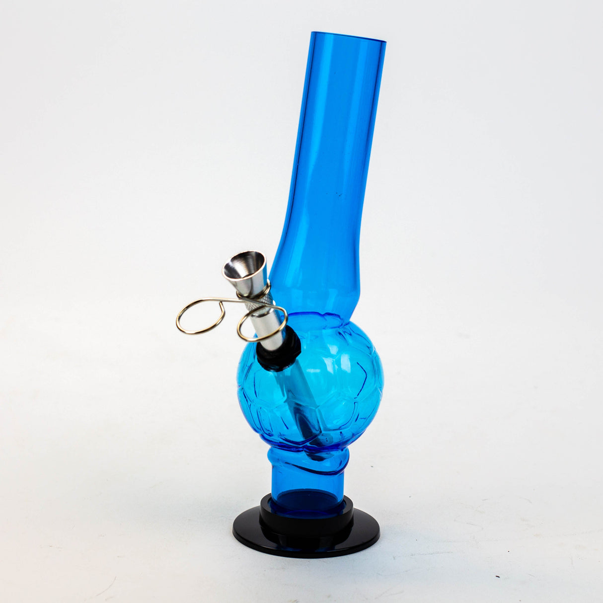 8" Blue Detachable Base Acrylic Water Pipe