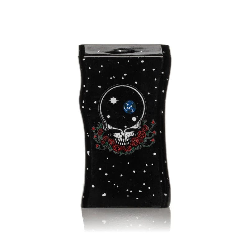 West Coast Gifts Dugout Grateful Dead | 3.8" Space Your Face Dugout W/Borosilicate Taster Grateful Dead | 3.8" Space Your Face Dugout W/Borosilicate Taster