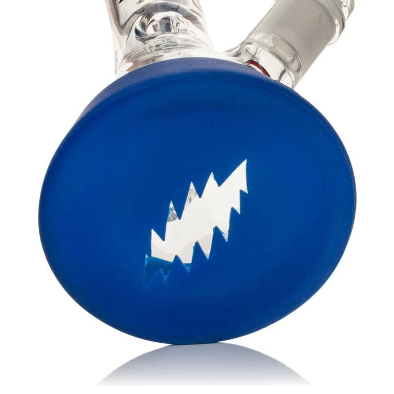 West Coast Gifts Glass Bong Grateful Dead | 10" Tall Bertha Beaker Base Water Pipe W/Silicone Base Grateful Dead | 10" Tall Bertha Beaker Base Water Pipe W/Silicone Base