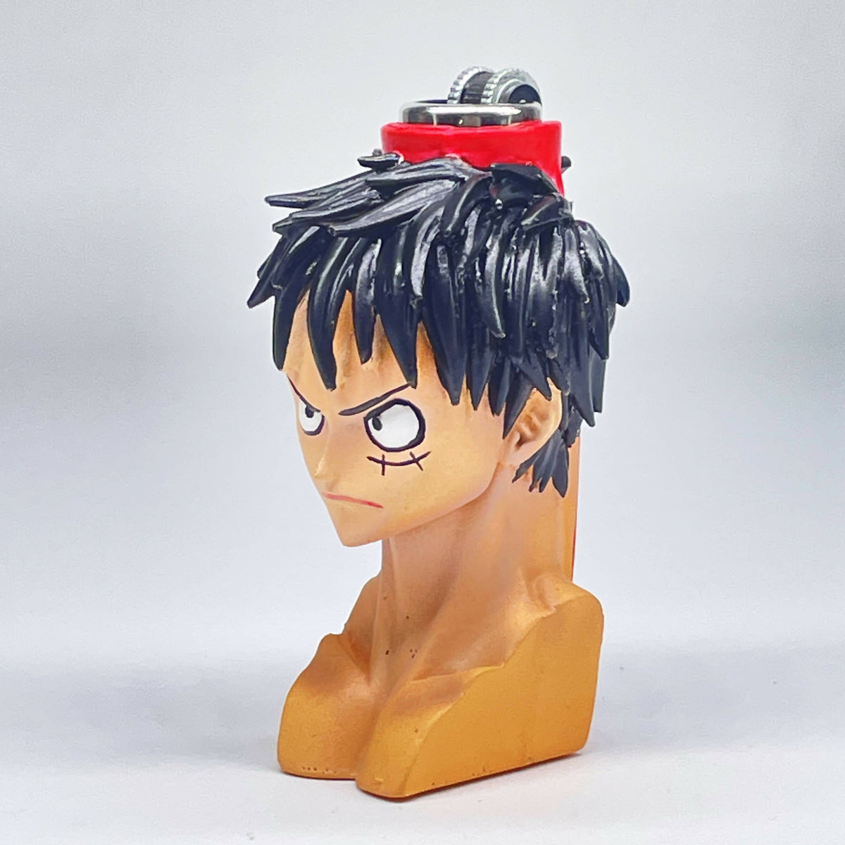 MAD LIGHTER SHOP Lighter Case ONE PIECE Luffy Character 3D Lighter Case for Mini Clipper Lighter ONE PIECE Luffy Character 3D Lighter Case for Mini Clipper Lighter