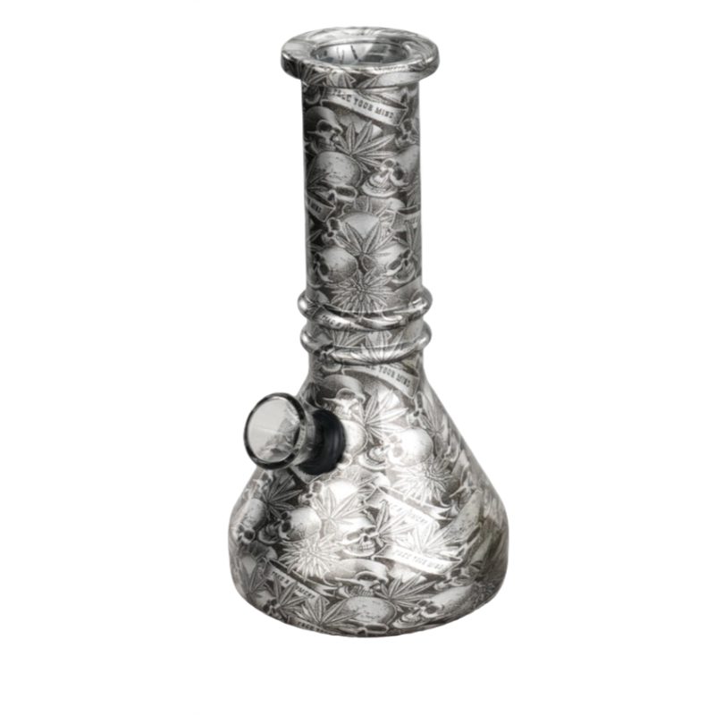 6" Vivid Vault Mini Glass Beaker Bong