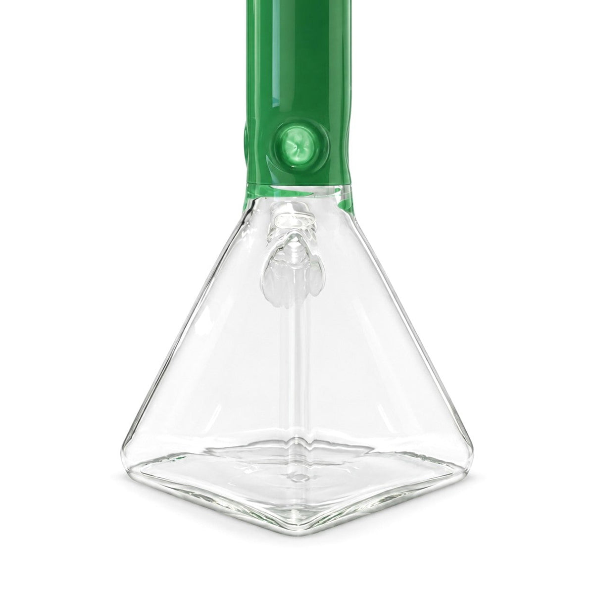 Fortune 18" Square Base 7mm Glass Bong – 50mm Neck