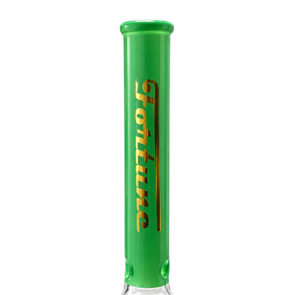 Fortune 18" Square Base 7mm Glass Bong – 50mm Neck