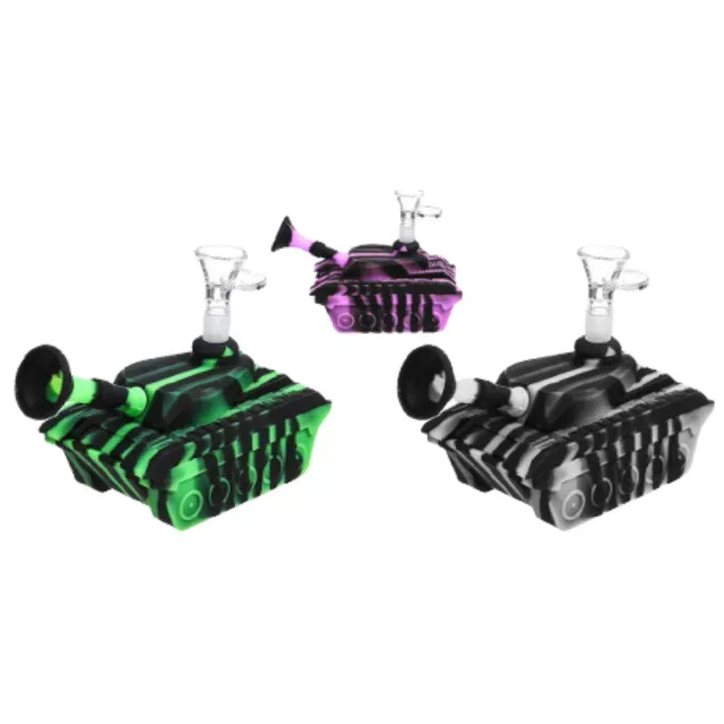 The MST Resin · Silicone · Plastic Bong MSTS182 - Military Tank Silicone Water Bong MSTS182 - Military Tank Silicone Water Bong