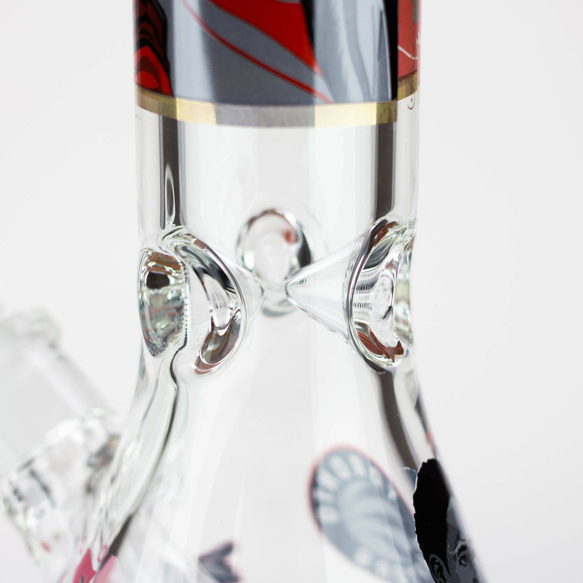 JJ Distribution Glass Bong 14" TO Champions 7mm glass water bong 14" TO Champions 7mm glass water bong