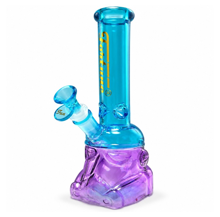 Fortune 10" Novelty Helmet Glass Bong – 5mm