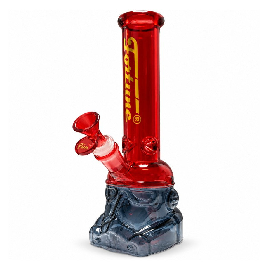 Fortune 10" Novelty Helmet Glass Bong – 5mm