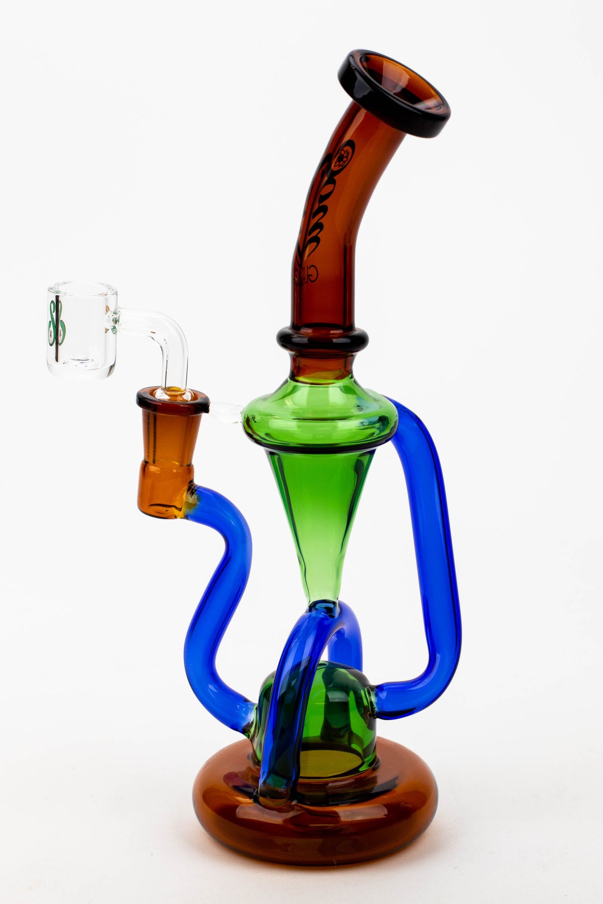 10" SOUL Glass 2-in-1 Recycler Bong & Dab Rig
