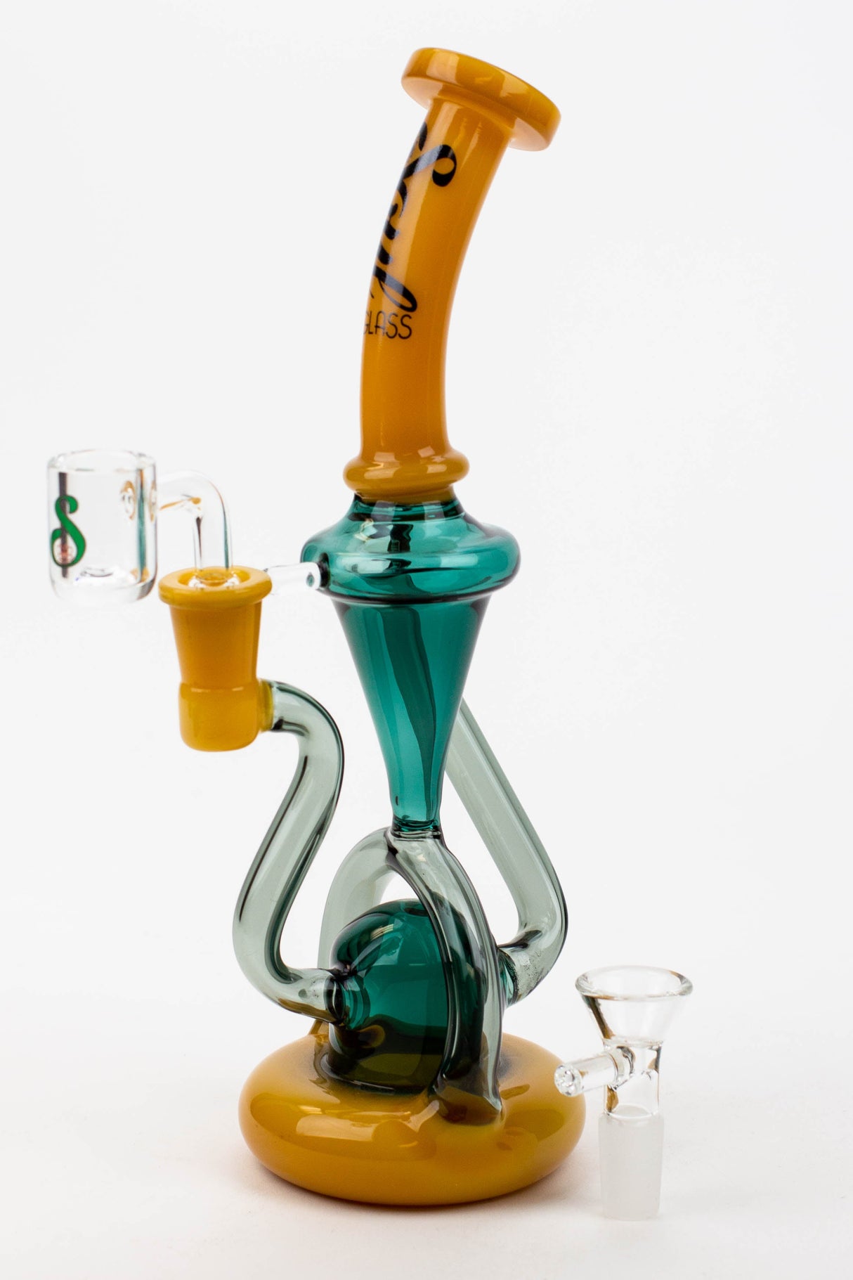 10" SOUL Glass 2-in-1 Recycler Bong & Dab Rig