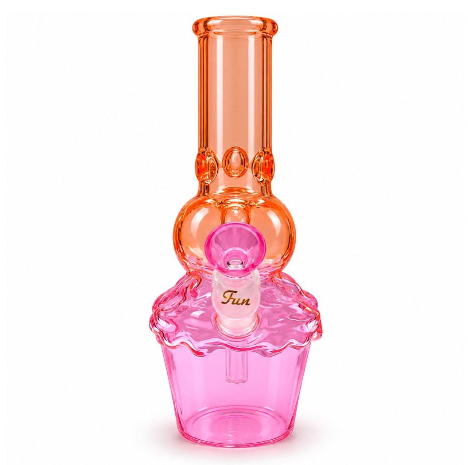Fortune 10" Character Cup Glass Bong – 5mm