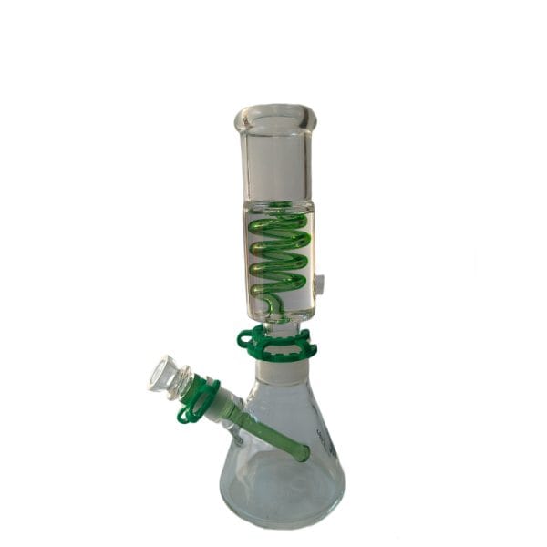 Canadian Distributor Glass Bong Xtreme GlacierGrip 12" Freezable Coil Beaker Bong Xtreme GlacierGrip 12" Freezable Coil Bong