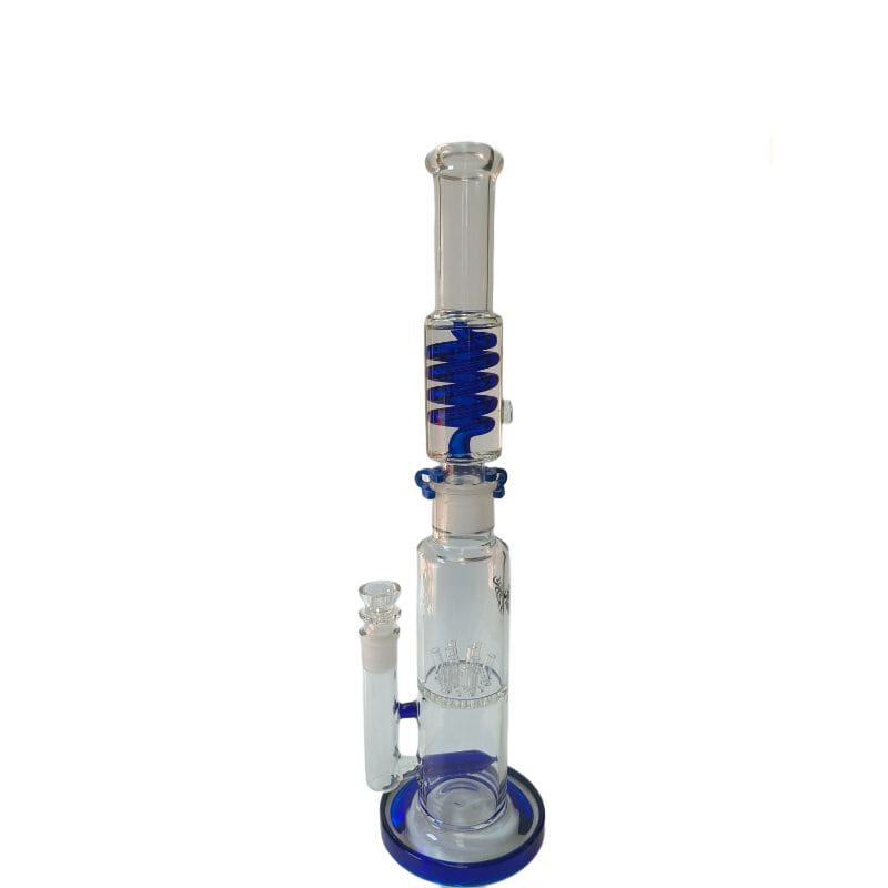 Canadian Distributor Glass Bong Xtreme Arctic Stream 18" Duo Perc Freezable Coil Bong Xtreme Arctic Stream 18" Freezable Coil Bong