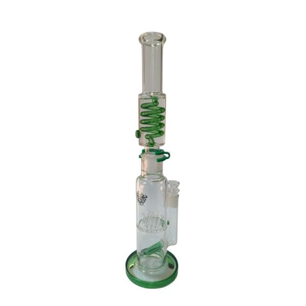 Canadian Distributor Glass Bong Xtreme Arctic Stream 18" Duo Perc Freezable Coil Bong Xtreme Arctic Stream 18" Freezable Coil Bong