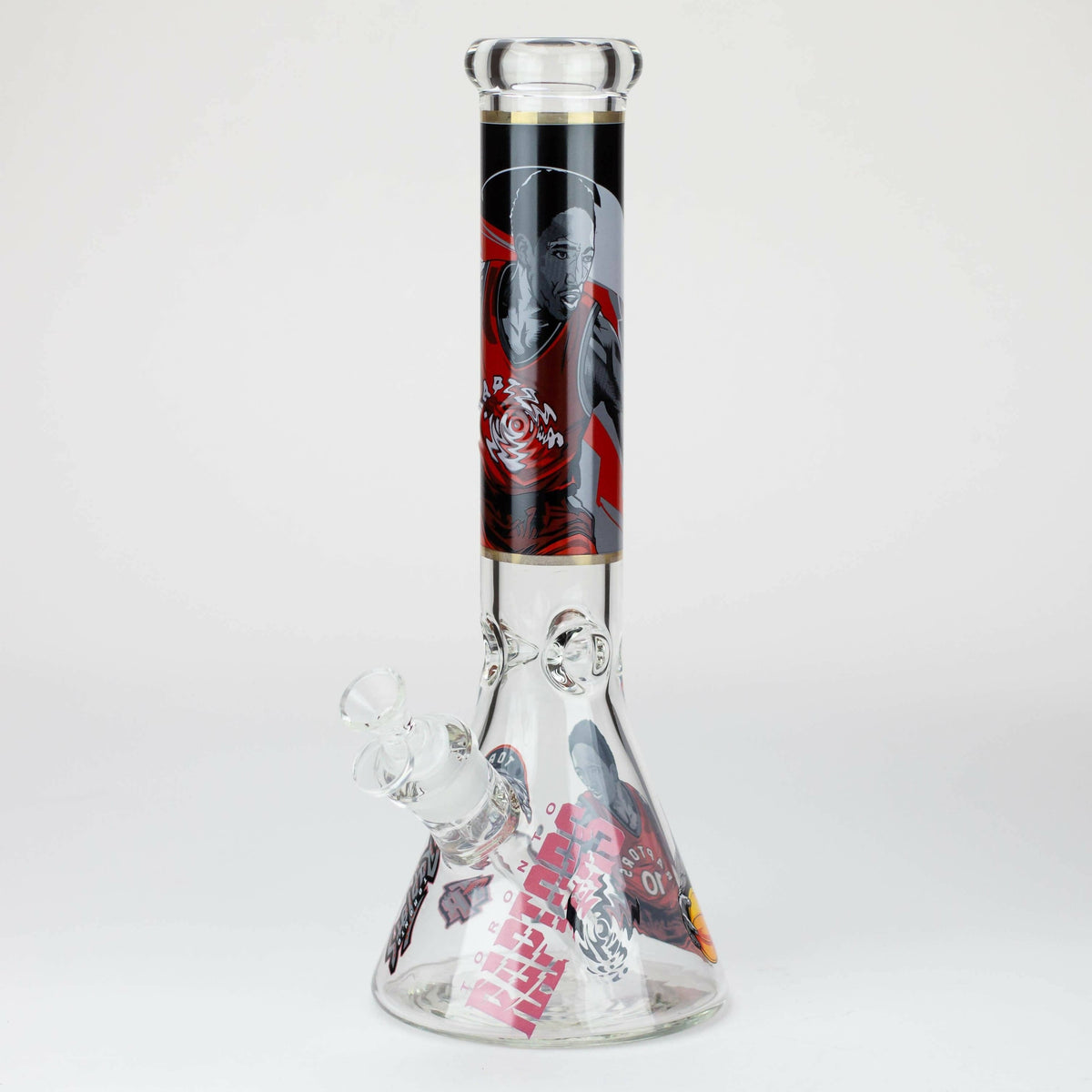 JJ Distribution Glass Bong 14" TO Champions 7mm glass water bong 14" TO Champions 7mm glass water bong