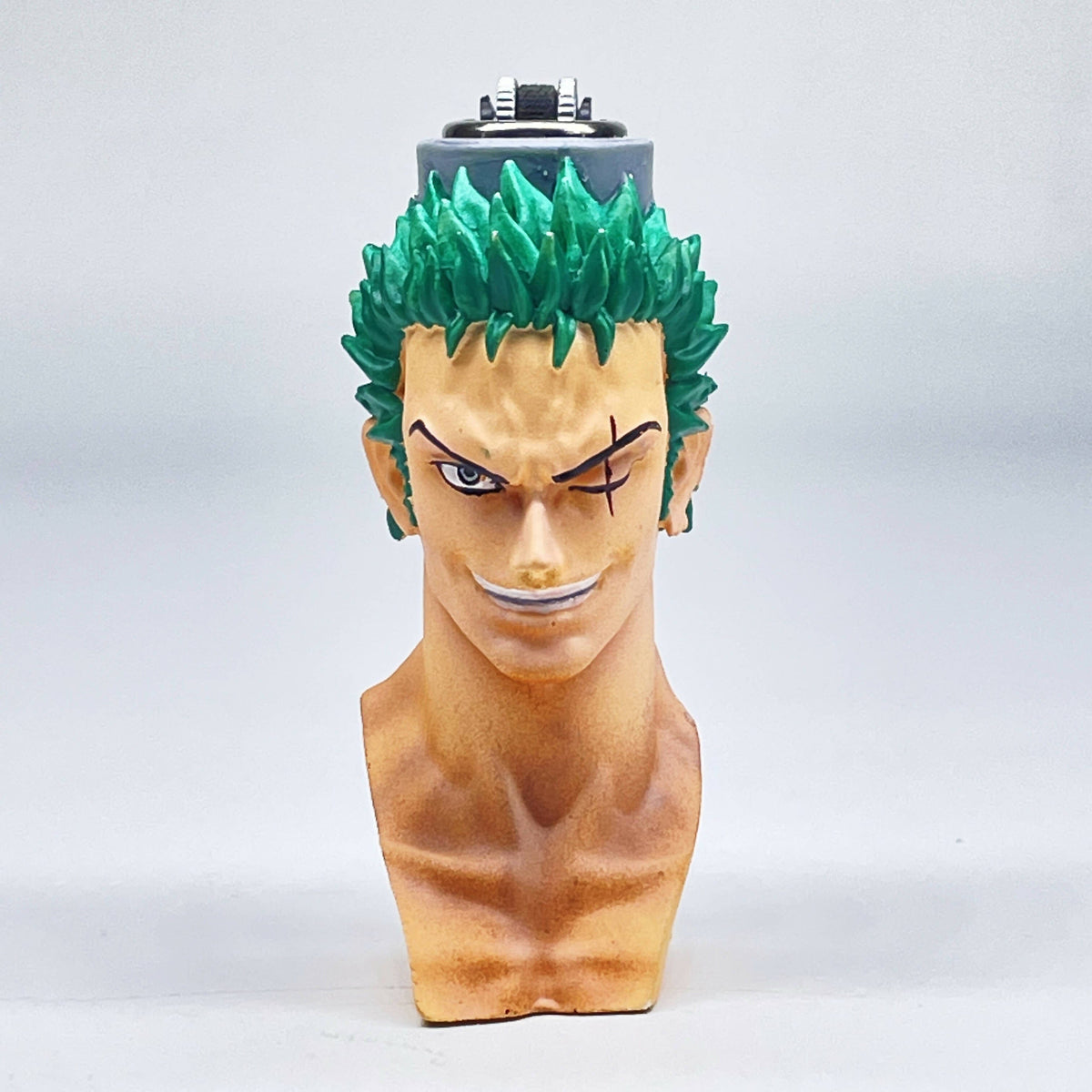 MAD LIGHTER SHOP Lighter Case ONE PIECE Zoro Character 3D Lighter Case for Mini Clipper Lighter ONE PIECE Zoro Character 3D Lighter Case for Mini Clipper Lighter