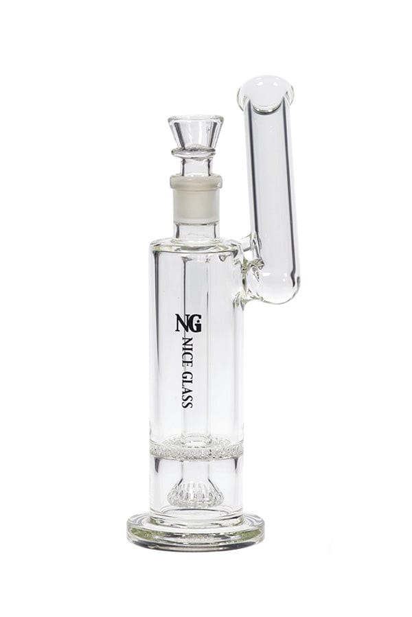 High-End Brands Glass Glass Rig NG 9" Honeycomb Showerhead Sidecar Bubbler Nice Glass 9" Sidecar Bubbler with Dual Perc