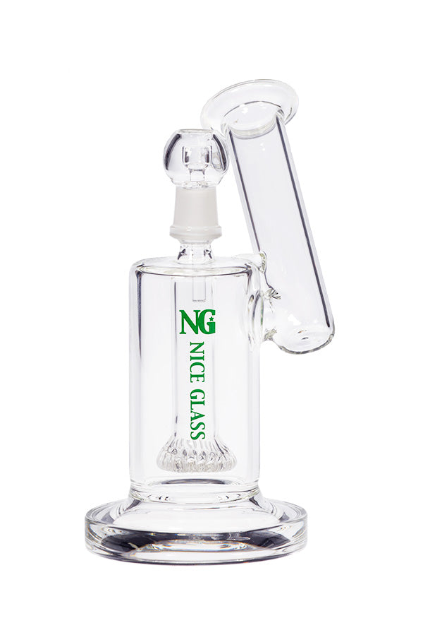 Nice Glass 6-Inch Showerhead Sidecar Oil Rig