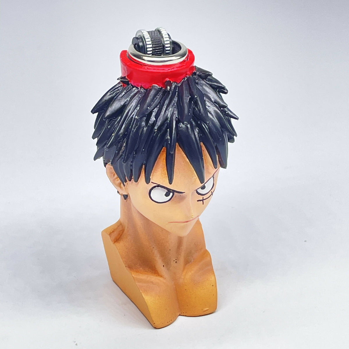 MAD LIGHTER SHOP Lighter Case ONE PIECE Luffy Character 3D Lighter Case for Mini Clipper Lighter ONE PIECE Luffy Character 3D Lighter Case for Mini Clipper Lighter