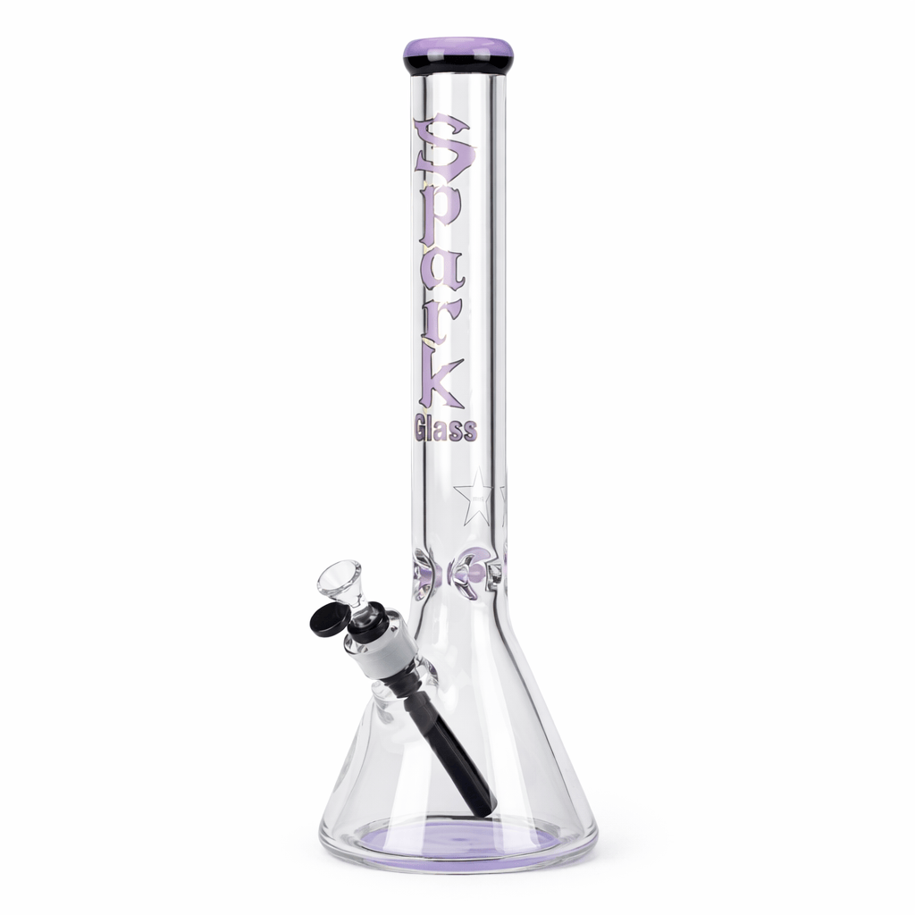 ONE Glass Bong SPARK 18" 9 mm Thick Base Straight Tube Glass Bong SPARK 18" 9 mm Thick Glass Bong | Canada