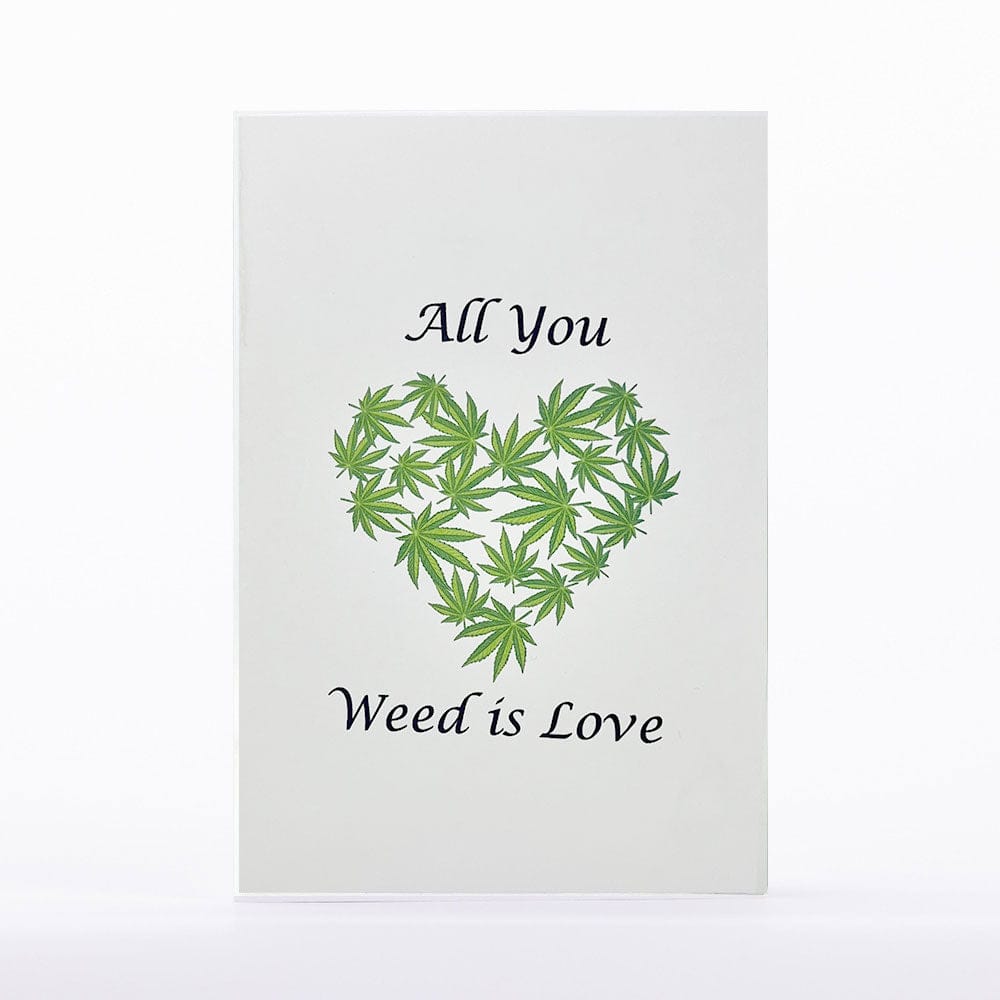 Intricate Greetings Stationery · Accessory Intricate Greetings Cannabis Leaf 3D Pop-Up Card Cannabis Leaf 3D Pop-Up Card